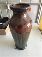 Beautiful clay vase  16 inches tall