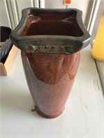 Beautiful clay vase 14 inches tall