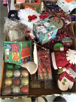 Box of assorted Christmas