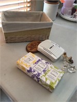 Basket, soaps and more