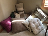 Corner full of pillows