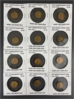 Twelve Early Date Lincoln Wheat Cents