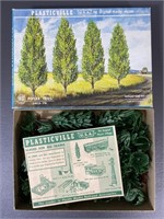 Plastic bills HO Scale Poplar Trees