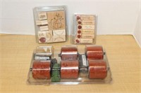 SELECTION OF SCRAPBOOKING STAMPS