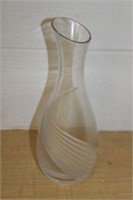 "WINDSWEPT" BY LENOX ETCHED GLASS VASE