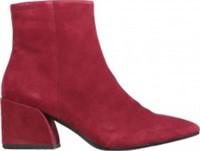 George Womens Red Chunky Heel Boots