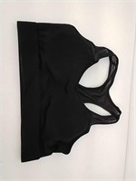 Used women's sports bra size medium, black