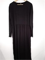 Osazic Womens Long Black Dress 3XL