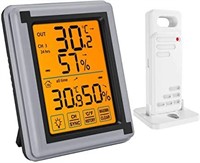 NEW - Brifit Indoor Outdoor Thermometer Humidity