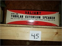 Valiant Tubular Extension Speaker - NOS