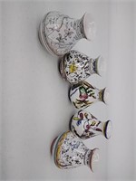 Assortment of vintage Berardos ceramic single