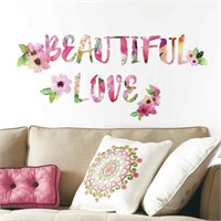 "Beautiful Love" Wall Sticker
