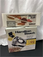 Hamilton Beach Batidora Manual & electric knife