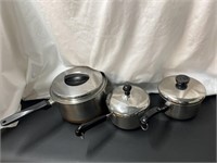 Aluminum stainless steel cooking pots