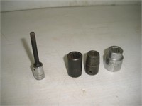 Assorted Snap-on and MAC Sockets
