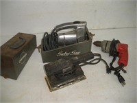 Drill, Sander and Jig Saw