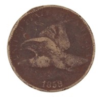 1858 Flying Eagle Copper Cent