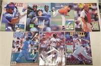 (7) Vintage Back Issue Beckett Baseball Card Mag