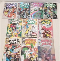 (10) Vintage Marvel Power Pack Comic Books