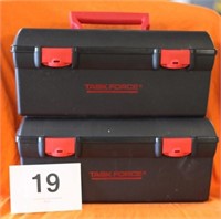 2) TASK FORCE TOOL BOXES