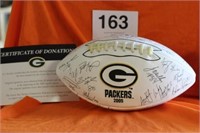 PACKER AUTOGRAPHED FOOTBALL FROM 2005