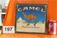 CAMEL ADVERTISING IN A PLASTIC HOLDER