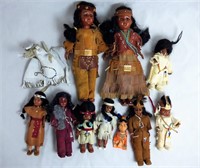 Group of Vintage Indian Dolls from1950's-60's