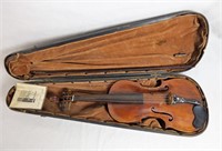 Antique Violin in Wooden Case