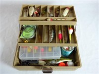 Woodstream 52 Fishing Tackle Box w/ Contents
