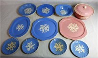 Cameo Ware by Harker Pottery Plates Assortment
