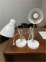 ADJUSTABLE NECK DESK LAMP (2X)