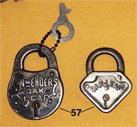 Two SIMMONS Wm. ENDERS locks