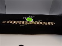 14K Italy Mesh Chain bracelet 7 1/4"