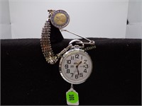 Marcel  17 Jewels Train pocket watch works