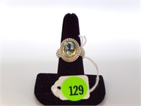 AM 925 18K Sterling beads-no diamonds around