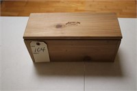 WOOD BOX HAND CRAFTED BY MICKEY PARTAIN