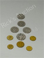 Hong Kong coins-assorted pre1997 take-over
