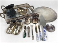 Group of VTG Silverplate Serving PCs+