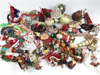 Large Lot of Vintage Christmas Ornaments