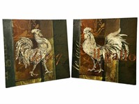 Rooster Canvas Wall Art