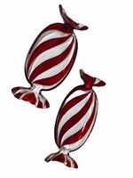 Glass Christmas Candy Dishes