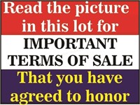 Read the terms of sale in the pictures