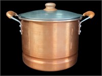 Copper Colored Metal Pot