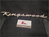 Vintage Kingswood Chrome Emblem