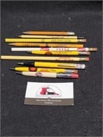 Lot of  Advertising Pens Pencils