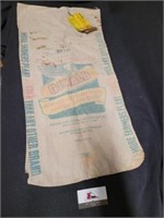 Vintage 1960 De Kalb Seed Bag with Tags