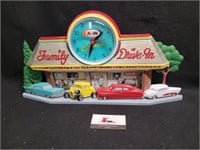 Vintage A & W Rootberer Family Drive-In Clock