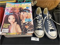 Converse size 9, Barbie Bazaar abs doll