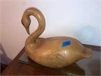 Wooden Swan, Glass Shelves
