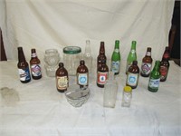 Bottle Lot & Glass Container